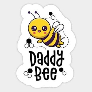 Family Bee Shirts Dad Daddy First Bee Day Outfit Birthday Sticker